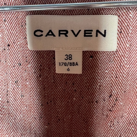 Carven Long Sleeve Wool Button Dress - Picture 4 of 7